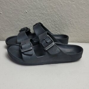 Birkenstock Sandals Kids Size 29 Arizona EVA Casual Slide Black Rubber